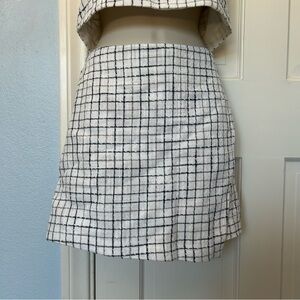 A&F White Skort Short Skirt NWT Matching Set